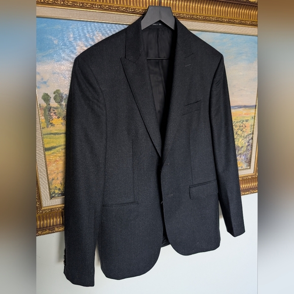 NEW Cerruti 1881 Charcoal Wool Men's Blazer IT 48